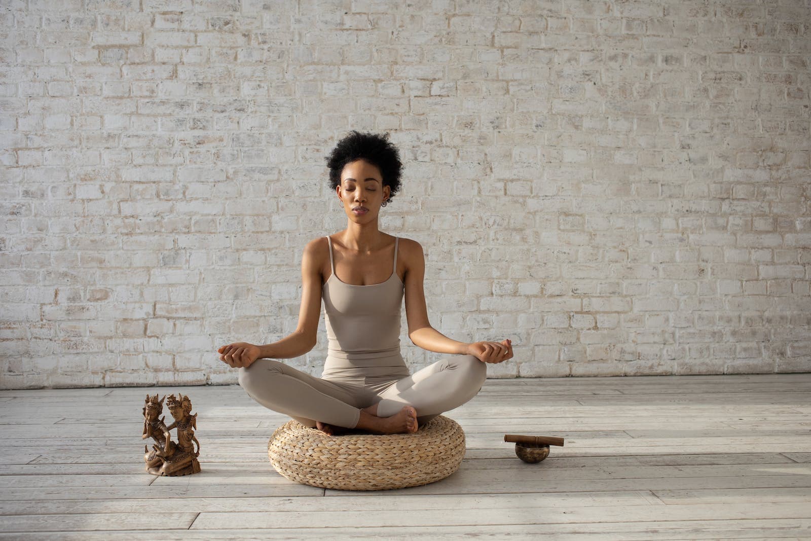 A Woman Doing a Zen Meditation Exercise