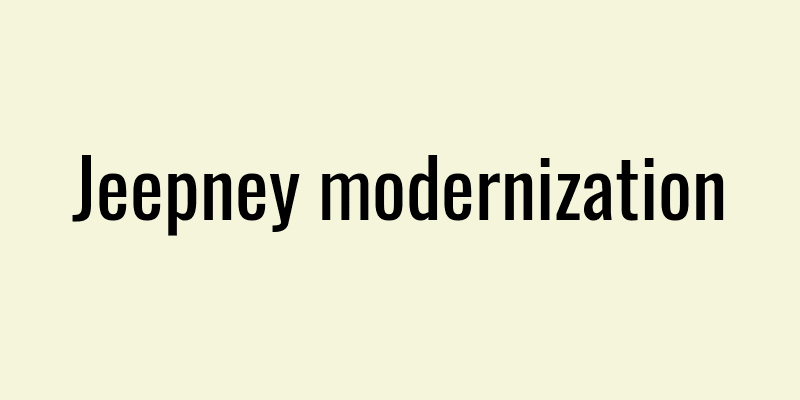 Jeepney modernization
