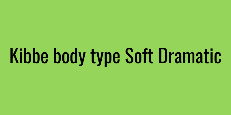 Kibbe body type Soft Dramatic