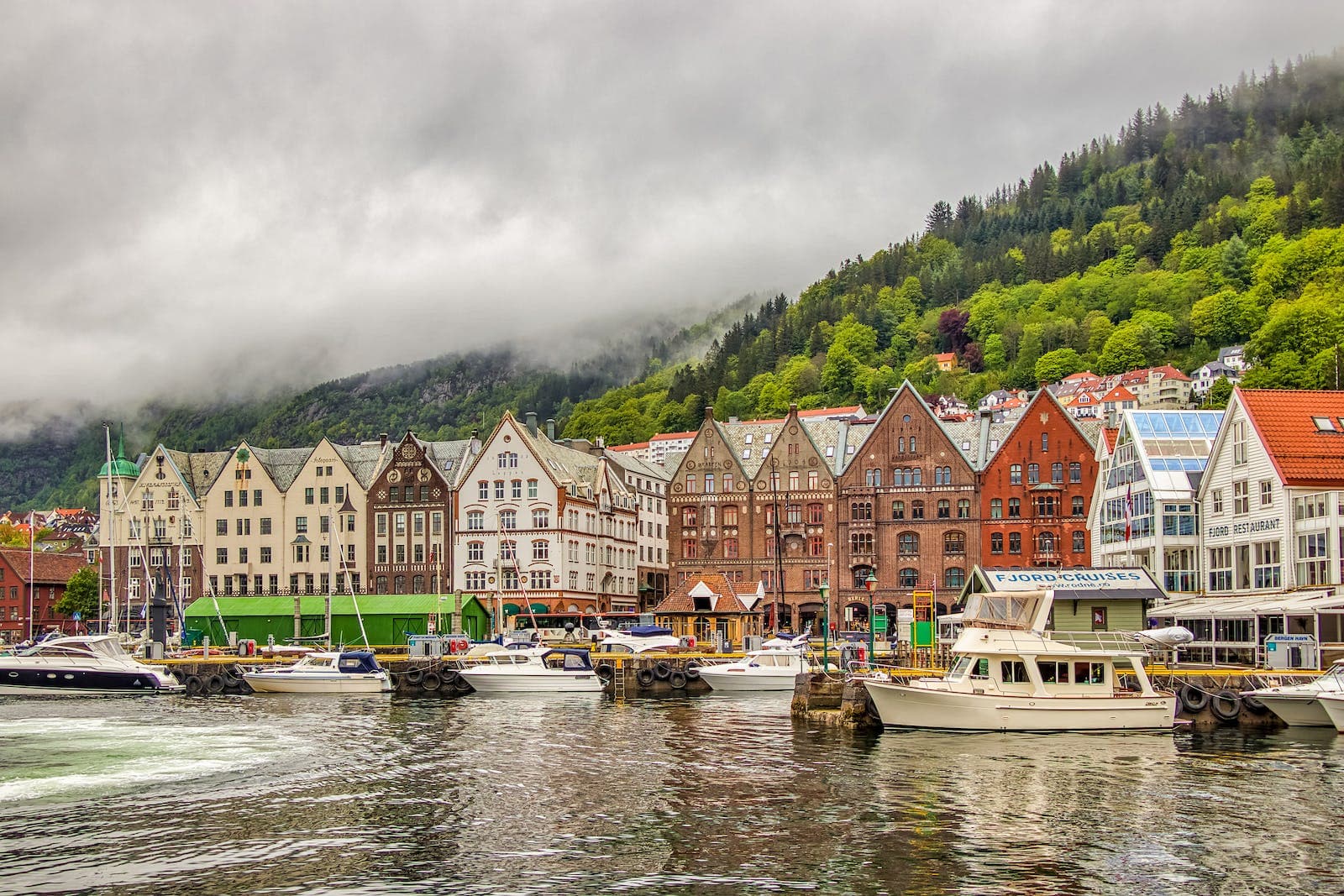 Boats Beside Dock On Some Place in Norway